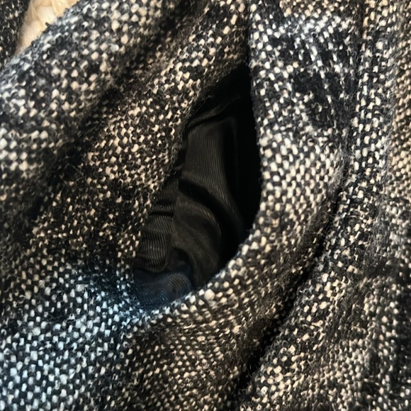 Zara wool blend coat with funnel collar - Picture 4 of 8